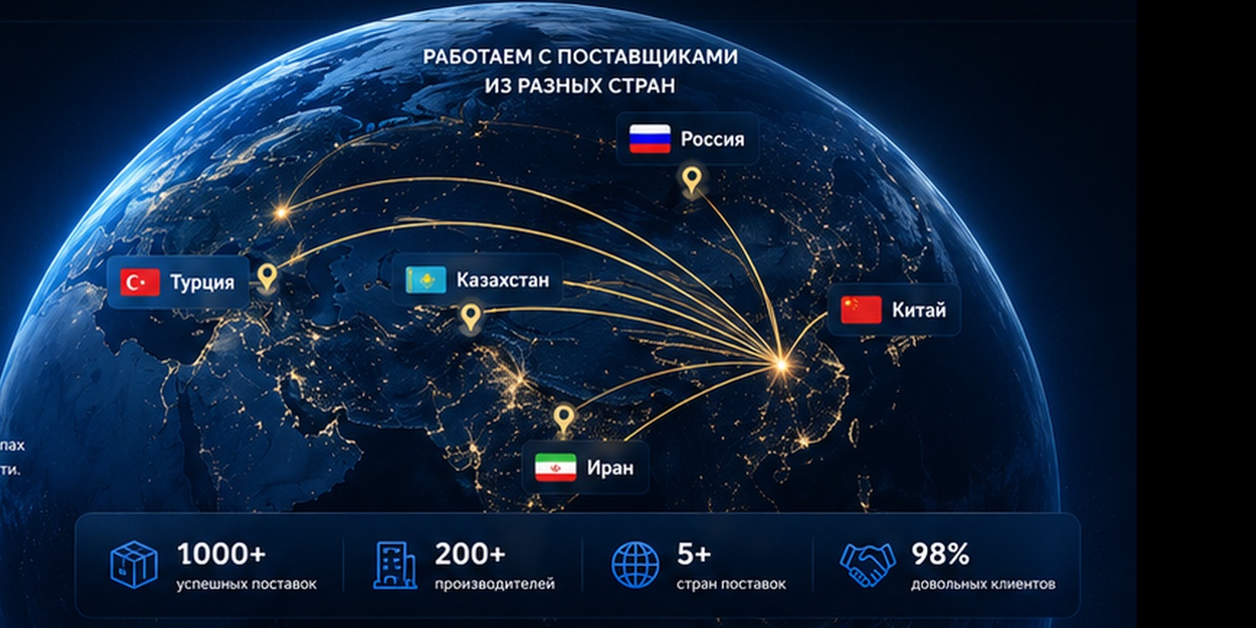 Поставщики из разных стран